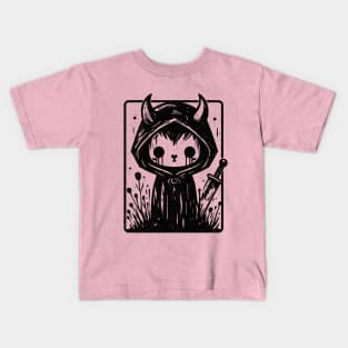 Hooded Cat Kids T-Shirt